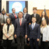 UMW alumna Kristen Ramey ’17 (front row, second from left) poses for a photo with Gov. Glenn Youngkin and other Virginia Management Fellows. As a member of VMF’s sixth cohort, Ramey is putting the business and public policy background she gained from Mary Washington to work as she explores careers in state public service. Photo courtesy of Kristen Ramey.